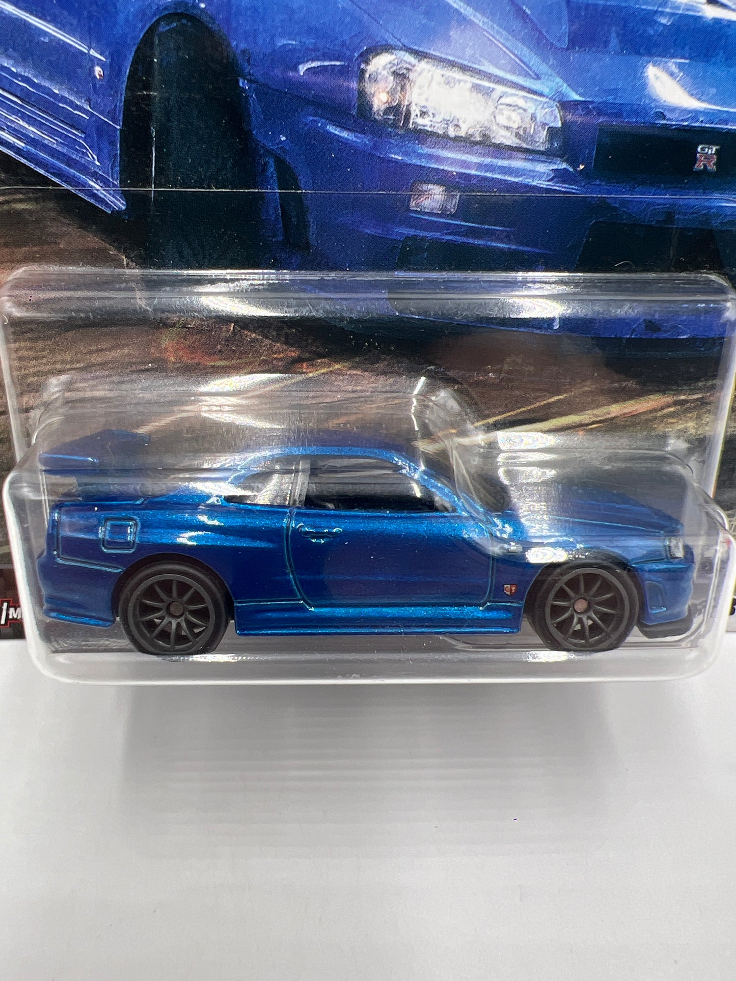 Hot Wheels Fast & Furious Fast Superstars #1 Nissan Skyline GTR BNR34 Blue W/Protector 2