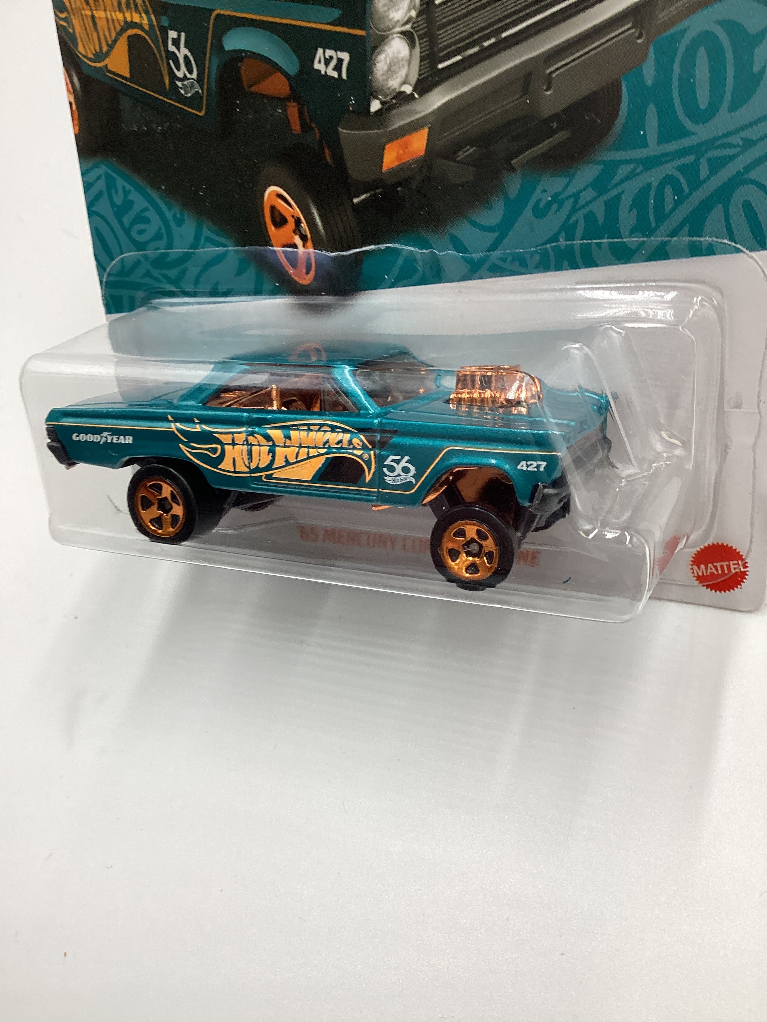 2024 Hot Wheels 56th Anniversary Pearl and Chrome #4 65 Mercury
