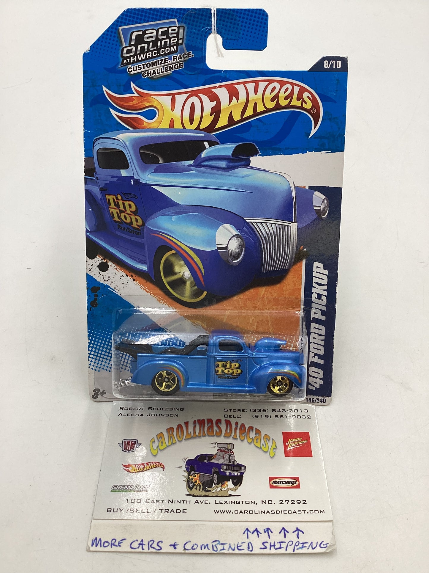 2011 Hot Wheels #146 ‘40 Ford Pickup 20A