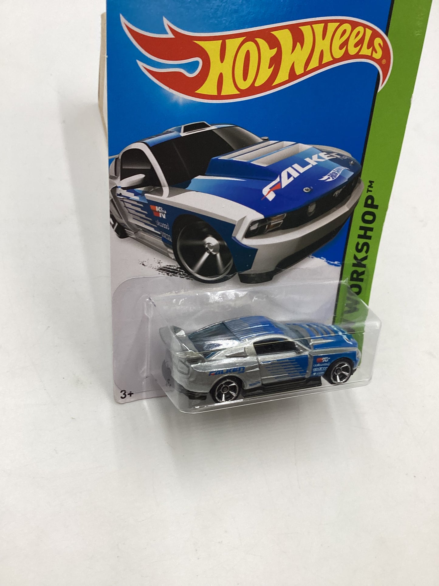 2015 Hot Wheels Workshop #240 Custom 12 Ford Mustang Silver 20A