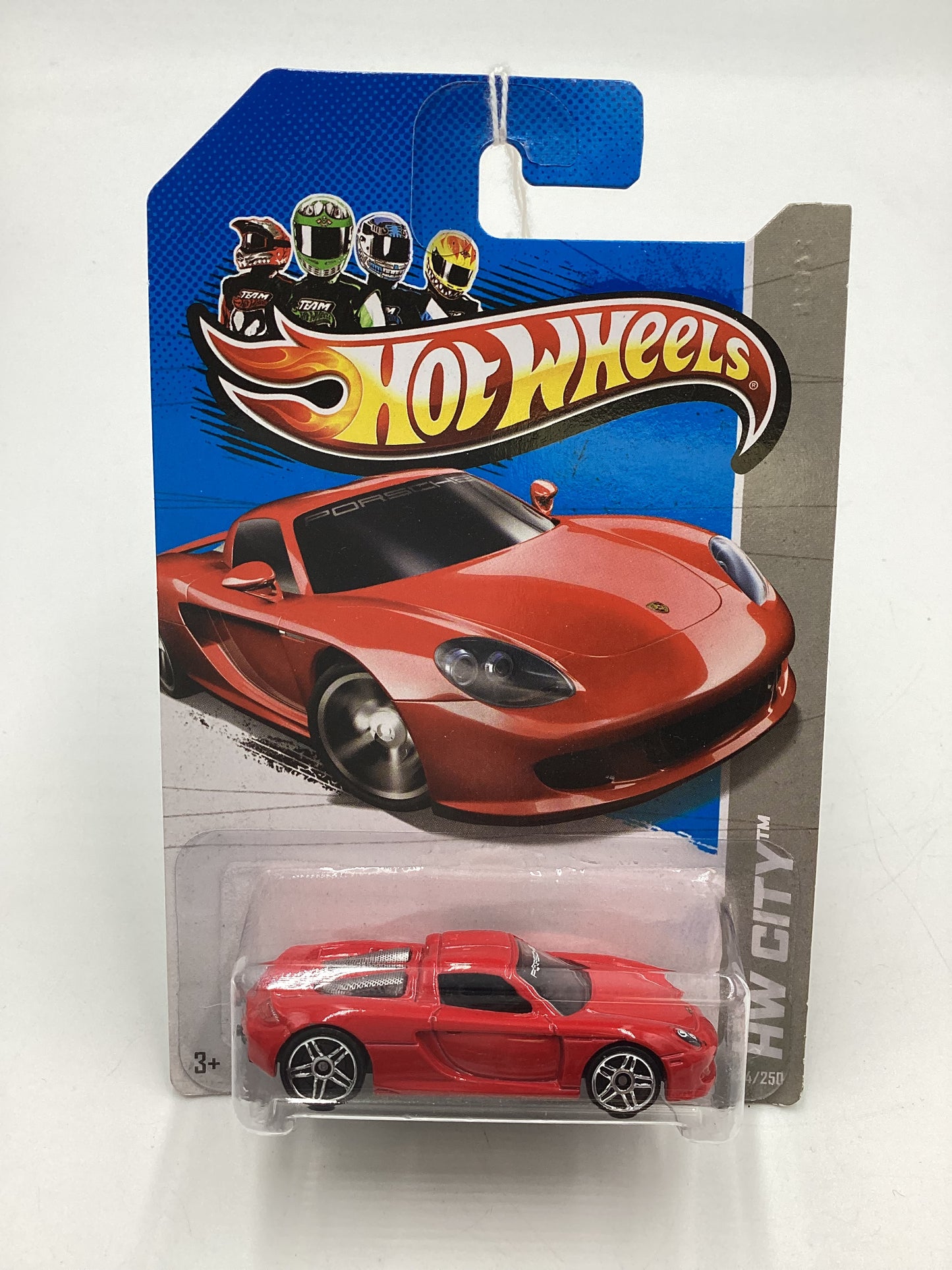 2013 Hot Wheels #4 Porsche Carrera GT Red 99A