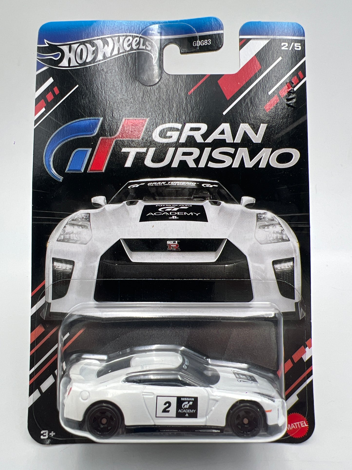 Hot Wheels Gran Turismo #2 2017 Nissan GT-R R35 White 159B