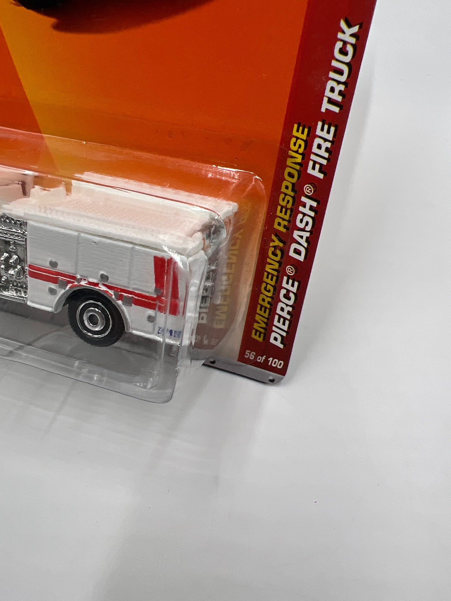 Matchbox Emergency Response #56 Pierce Dash Fire Truck White 216J