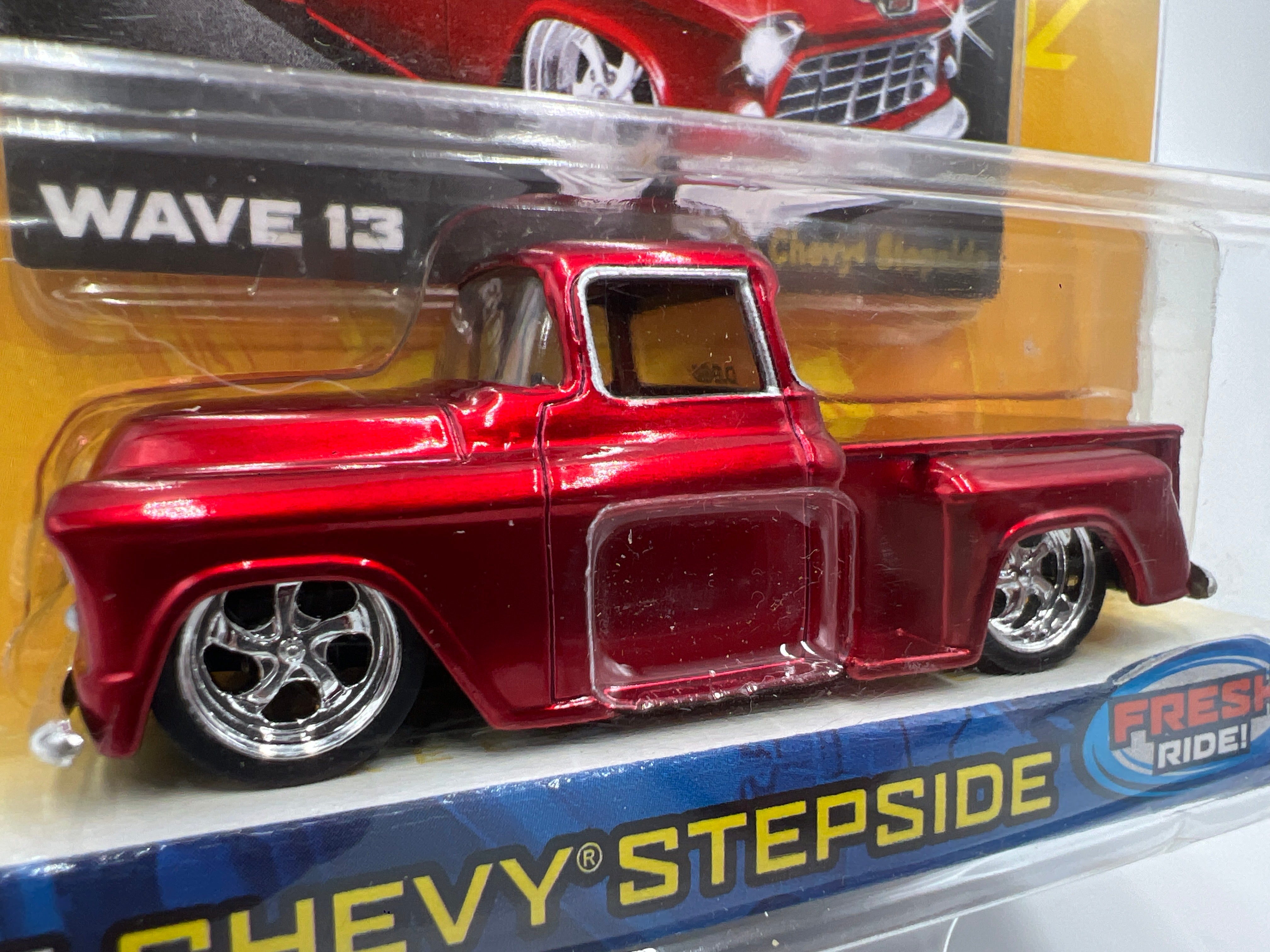 Jada Toys Dub City Old Skool Wave 13 #135 56 Chevy Stepside Red