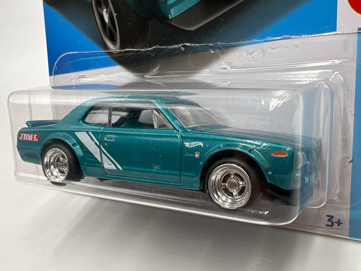 Hot Wheels Nissan Skyline HT 2000GT-X Wheel Swap Custom On Card W/Protector SR