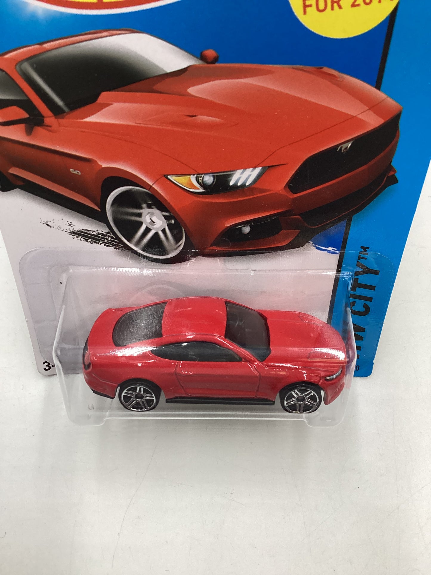 2015 Hot Wheels #100 2015 Ford Mustang GT Red 28E