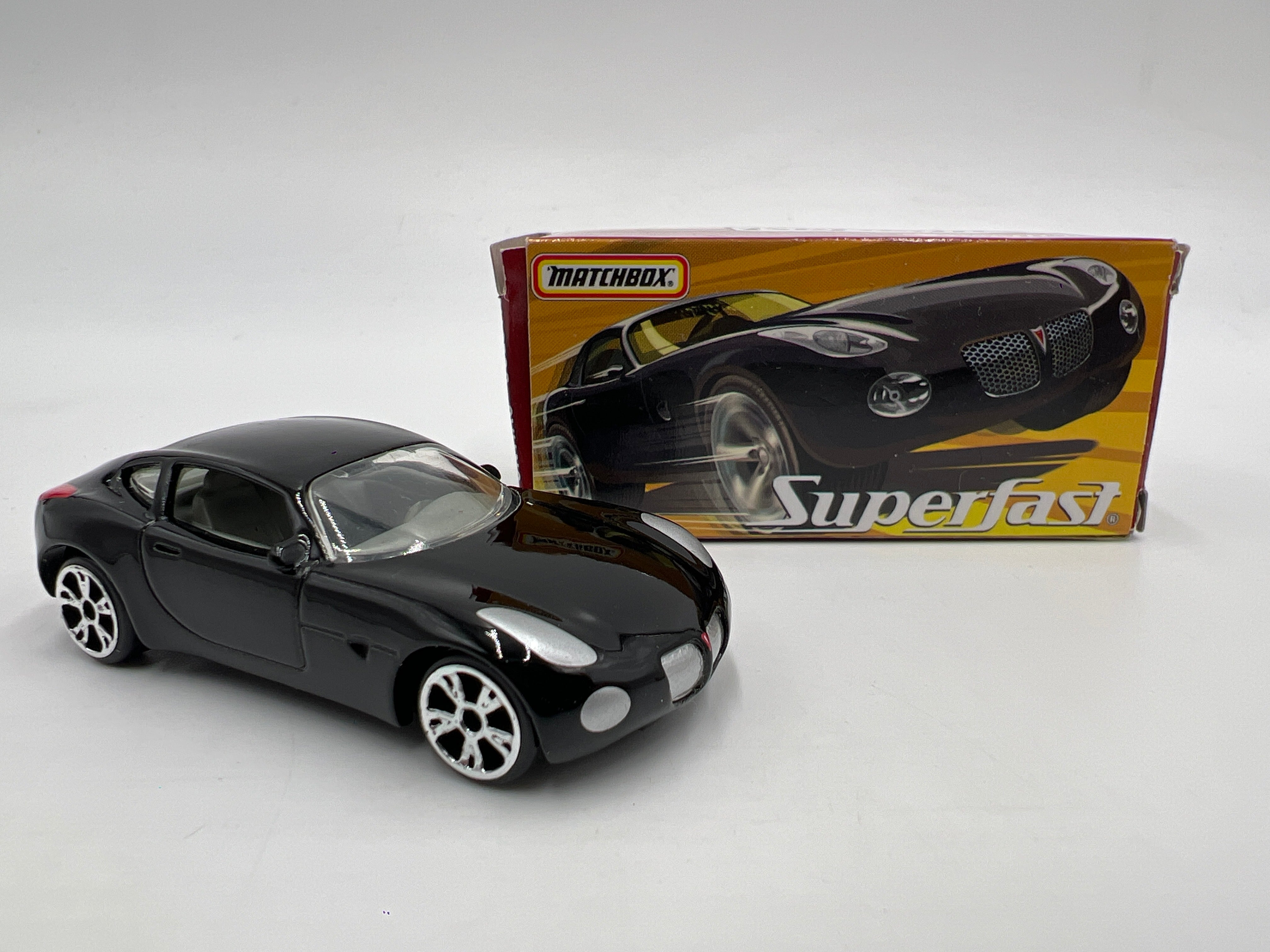 Matchbox 1/64 Superfast #42 Pontiac Solstice Black Loose