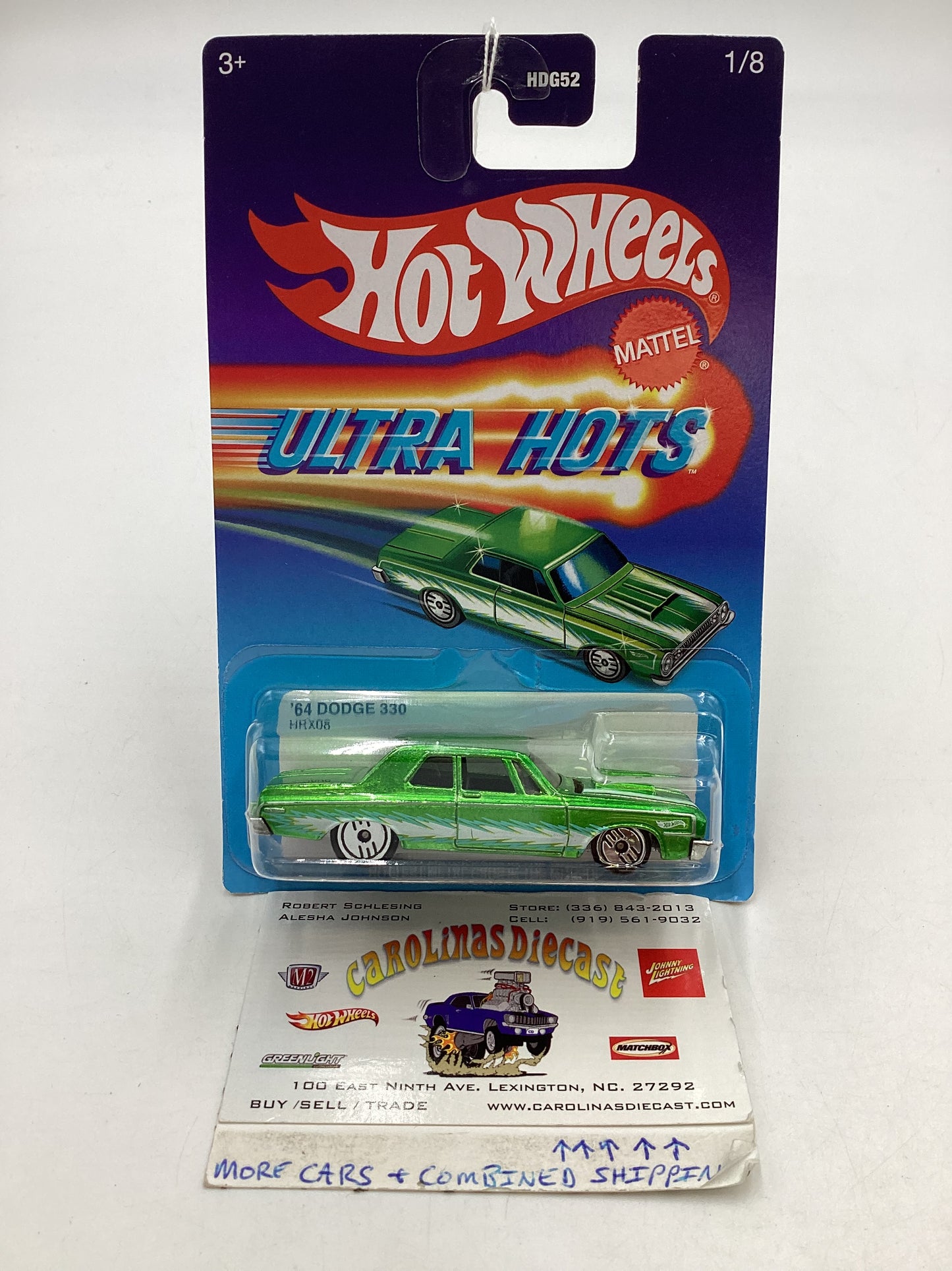 2024 Hot wheels Target Ultra Hots #1 64 Dodge 330 Green 156B