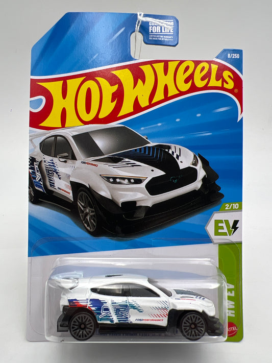 2026 Hot Wheels H Case #8 Ford Mustang Mach-E 1400 White