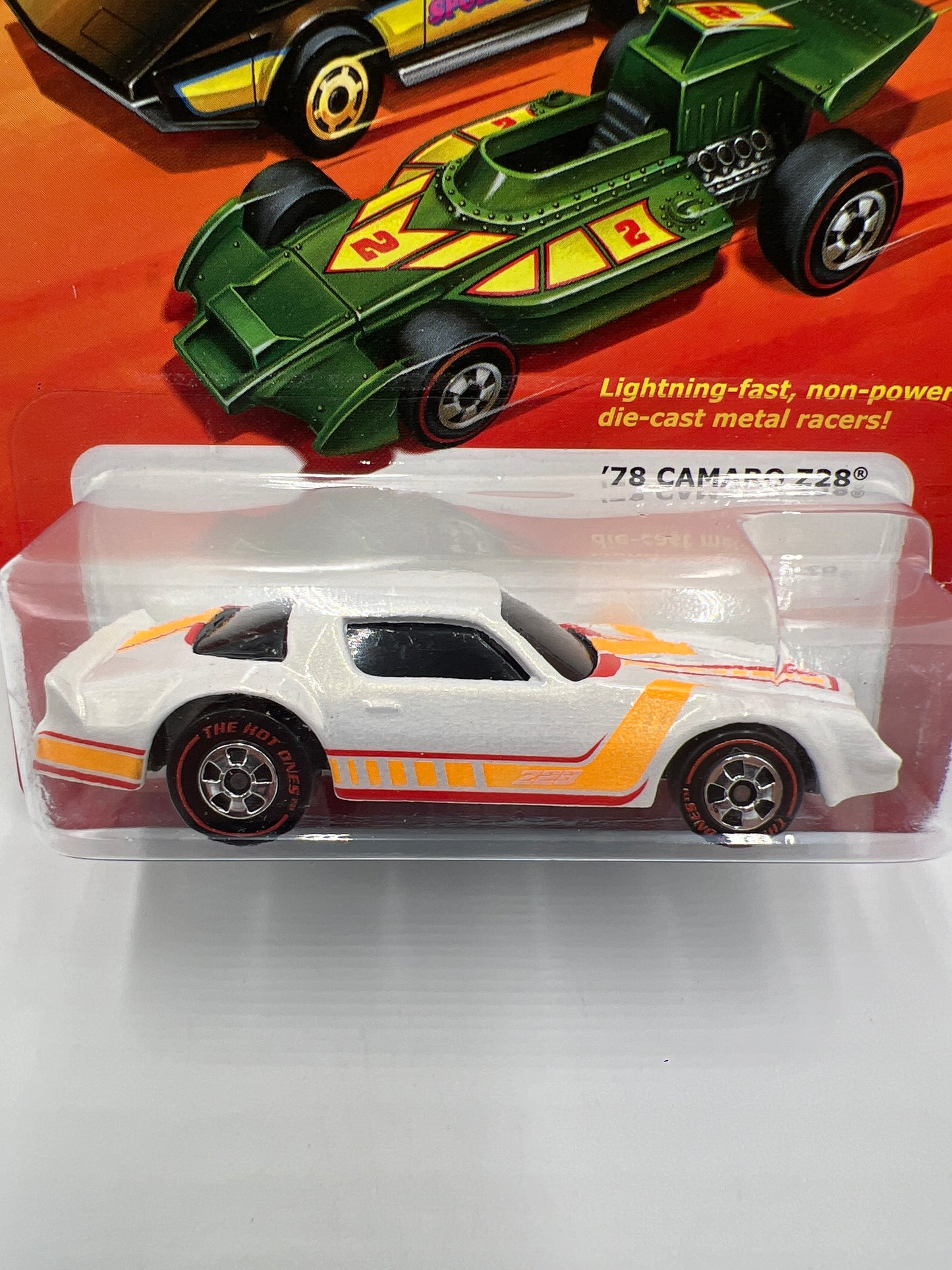Hot Wheels The Hot Ones CHASE 78 Camaro Z28 White W/Protector