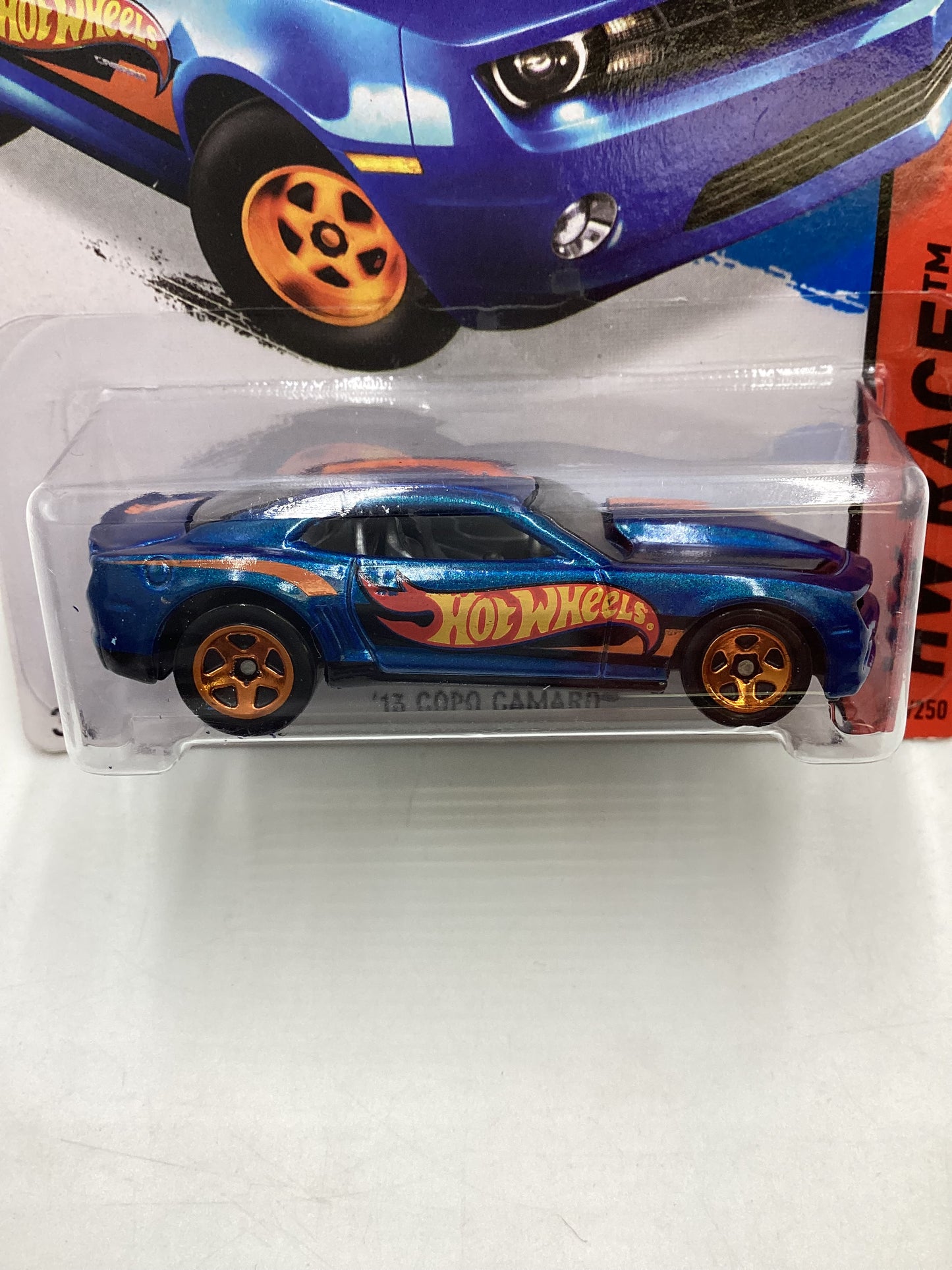 2015 Hot Wheels #127 13 Copo Camaro Blue 7H