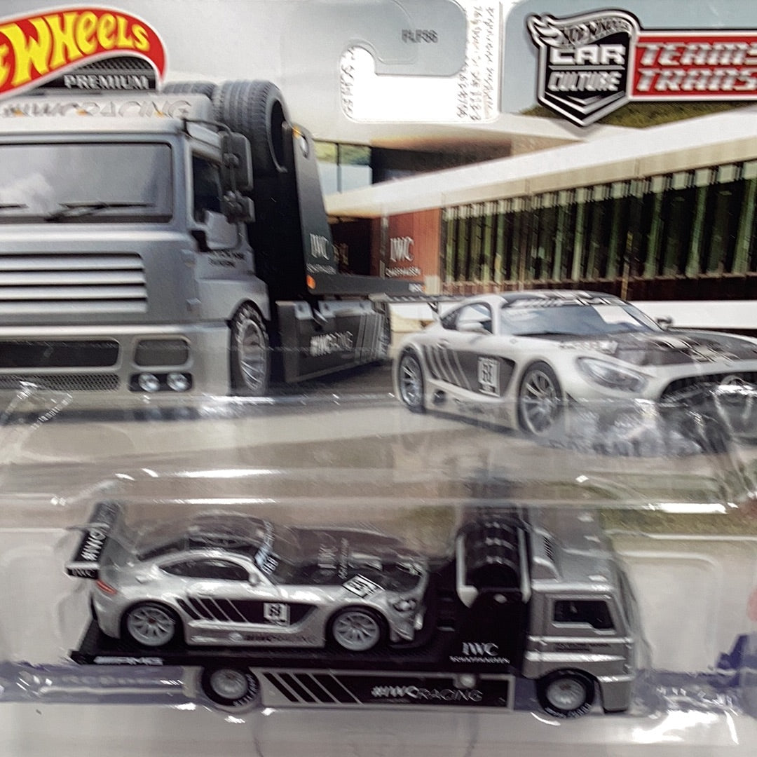 HOT WHEELS 2023 CAR CULTURE TEAM TRANSPORT #48 16 Mercedes-AMG GT3 Fleet Street 280i