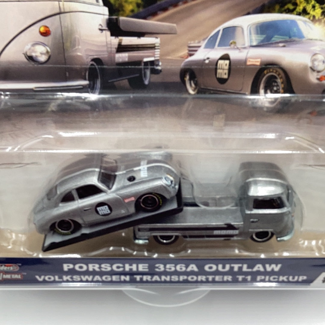 Hot wheels car culture team transport #13 Porsche 356A outlaw