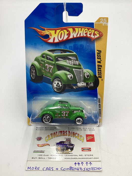 2008 Hot Wheels New Models #25 Pass N Gasser Green 56E