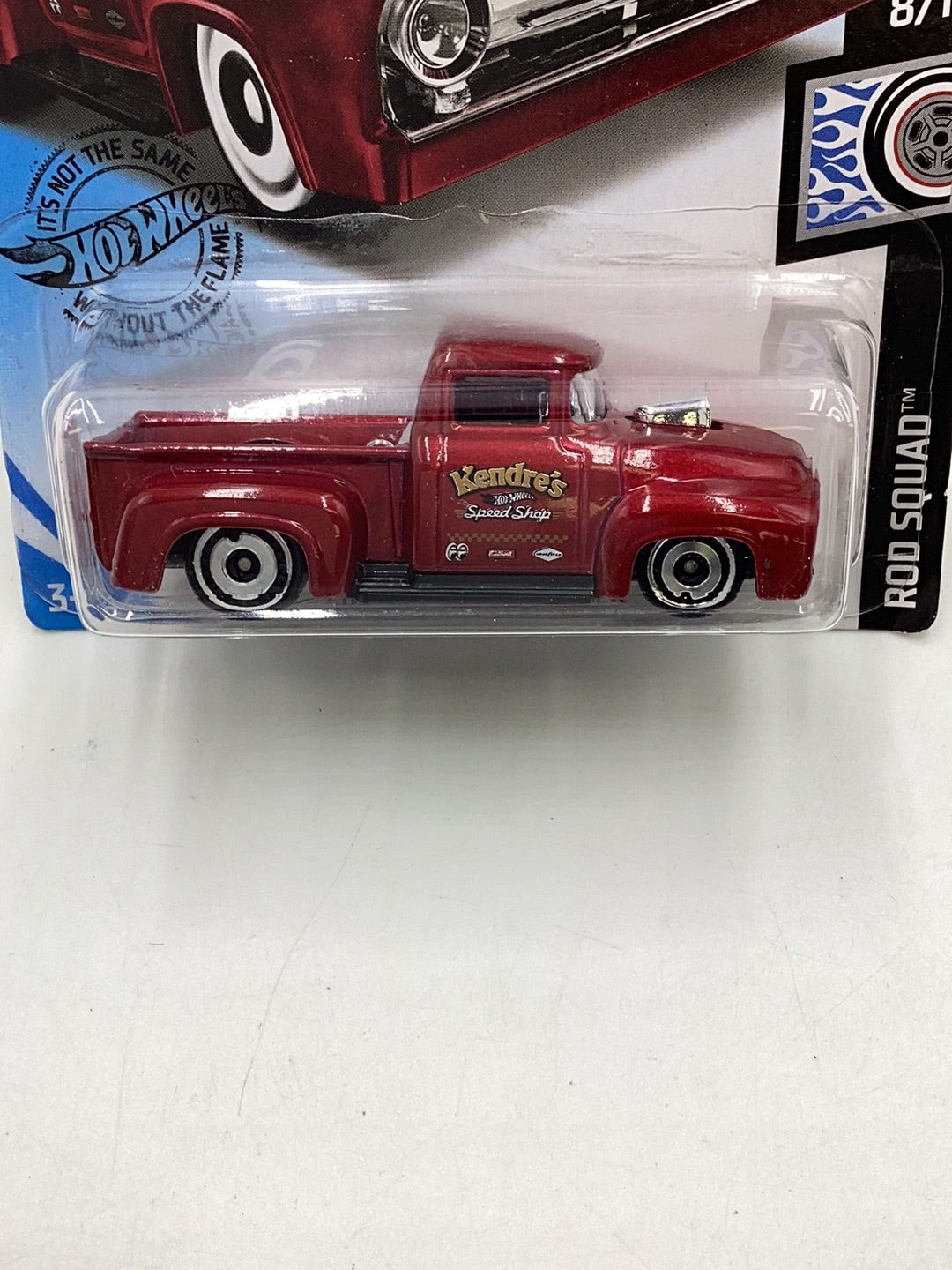 2019 Hot Wheels #227 Custom 56 Ford Truck Kroger Exclusive 158D