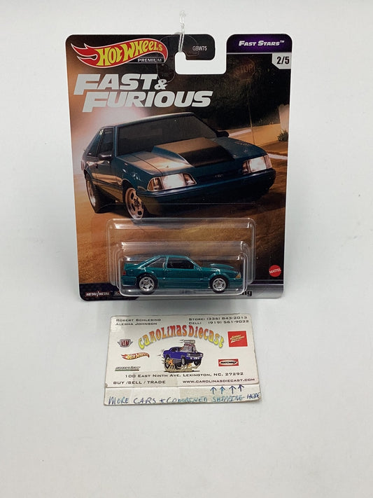 Hot Wheels Fast and Furious Fast Stars ‘92 Ford Mustang 2/5 251F