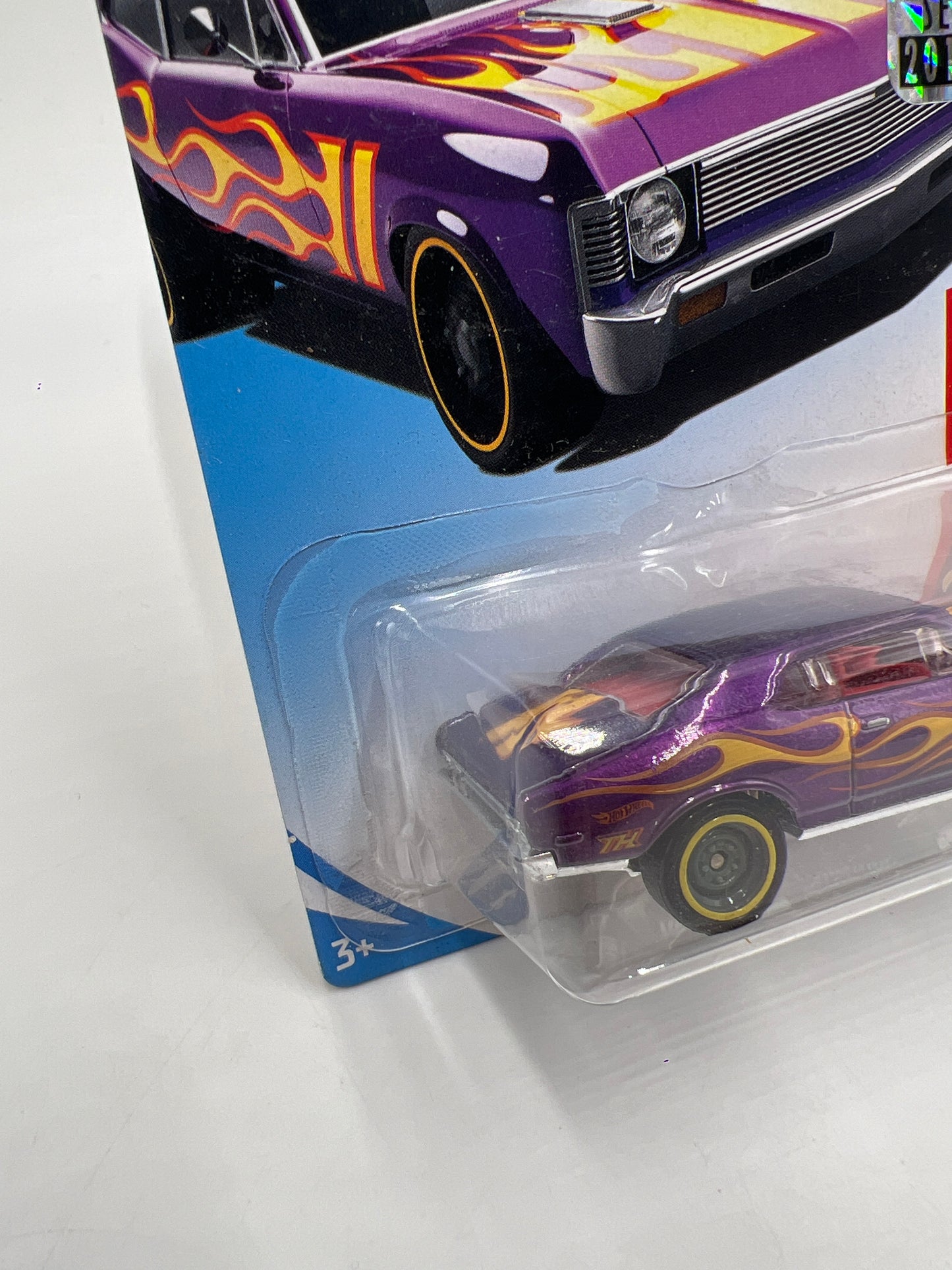 2018 Hot Wheels Factory Sealed Super Treasure Hunt 68 Chevy Nova Purple W/Protector