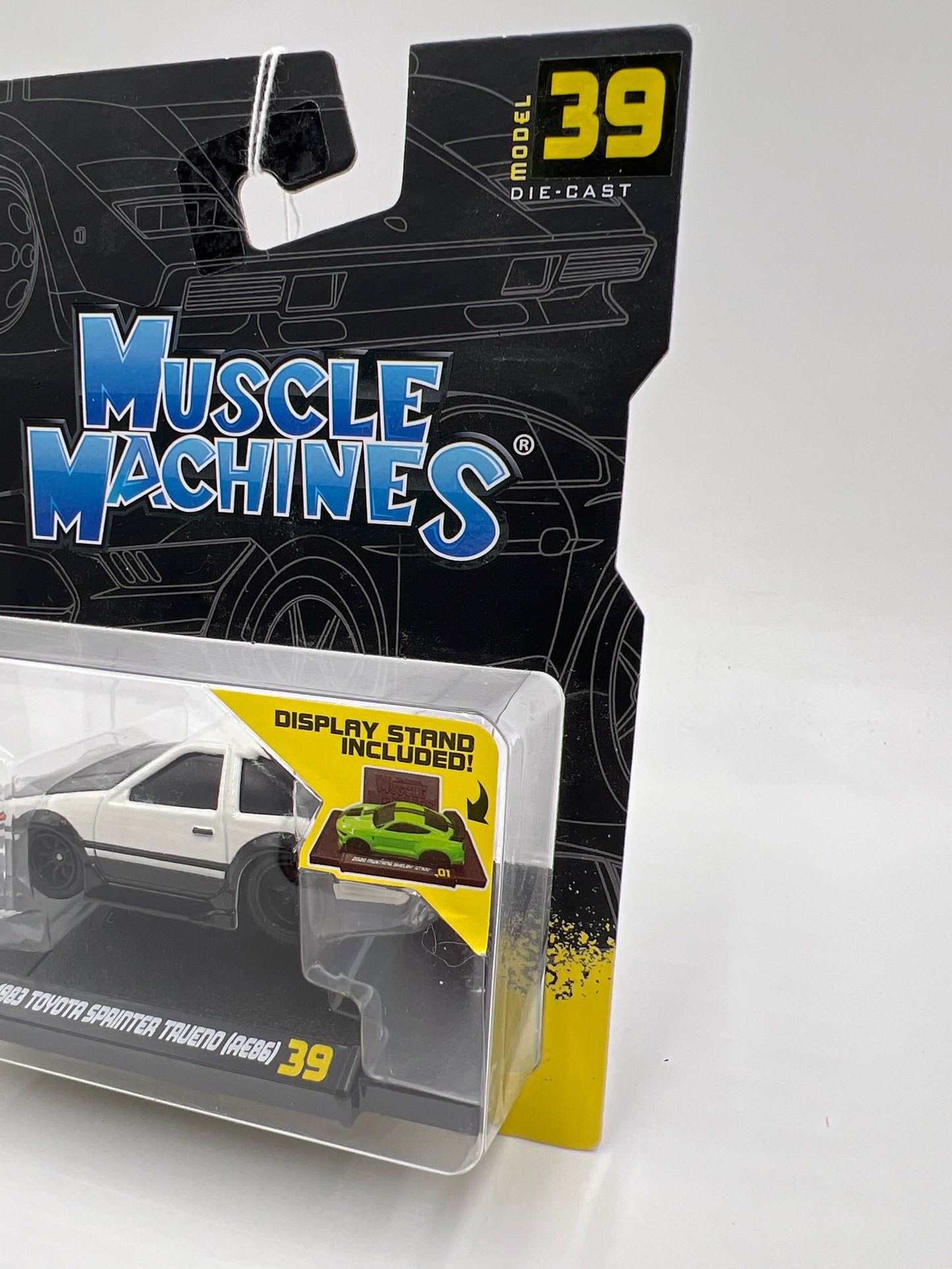 Muscle Machines Series 7 #39 1983 Toyota Sprinter Trueno AE86 White/Black SR