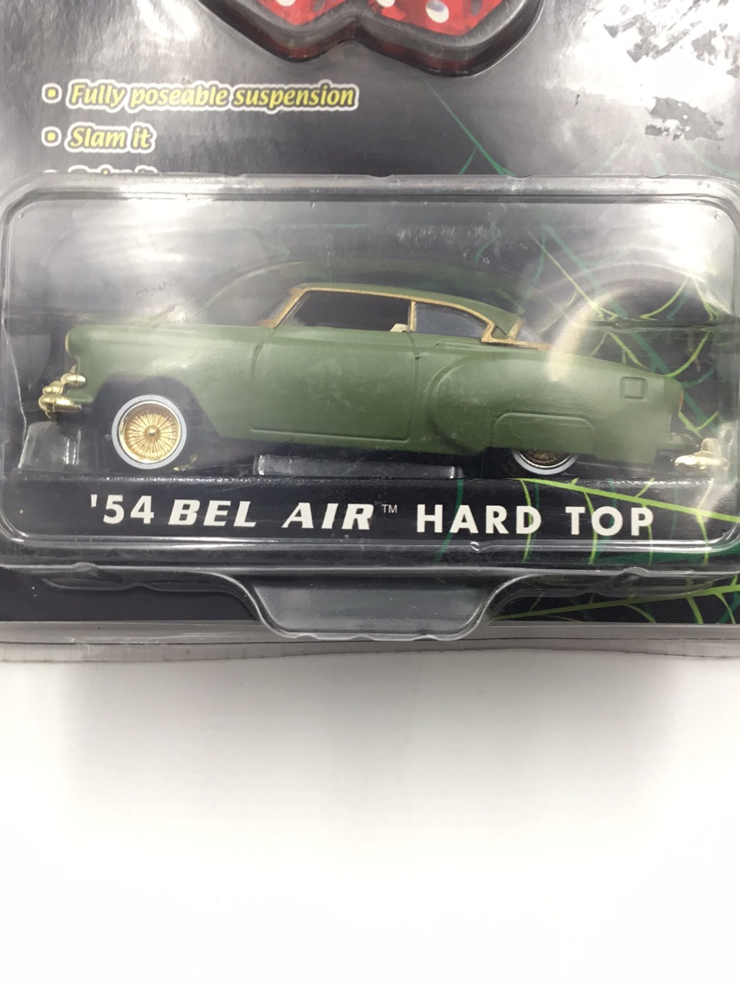 Loc Riderz 54 Bel Air Hard Top with poseable suspension