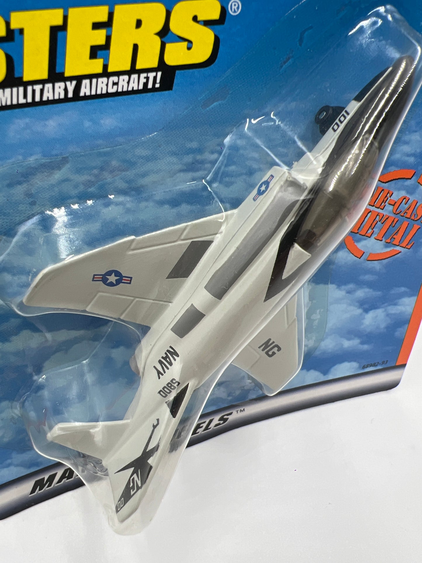 1999 Matchbox Sky Busters F4-E Navy NG Fighter Jet