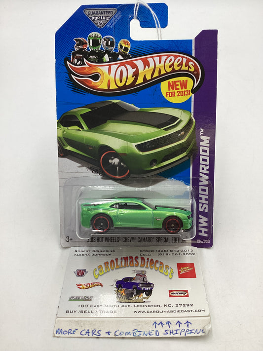 2013 Hot wheels #194 Green 2013 Hot Wheels Chevy Camaro Special Edition 7G