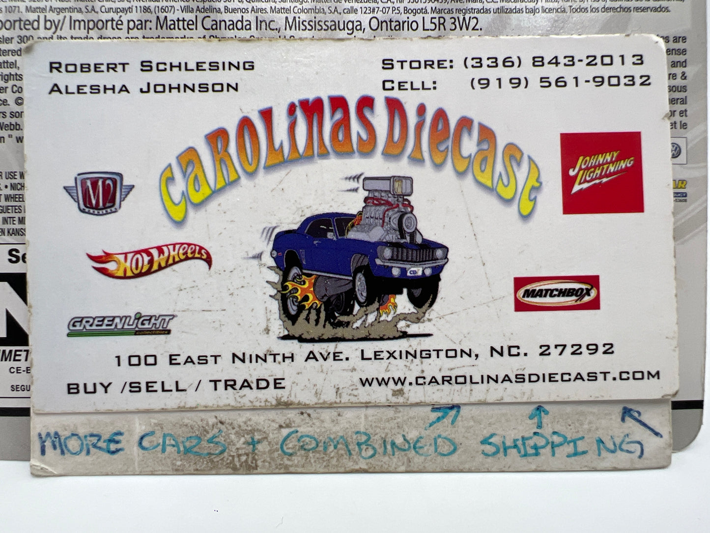 Hot Wheels Premium Larrys Garage #16 Pass N Gasser White/Blue