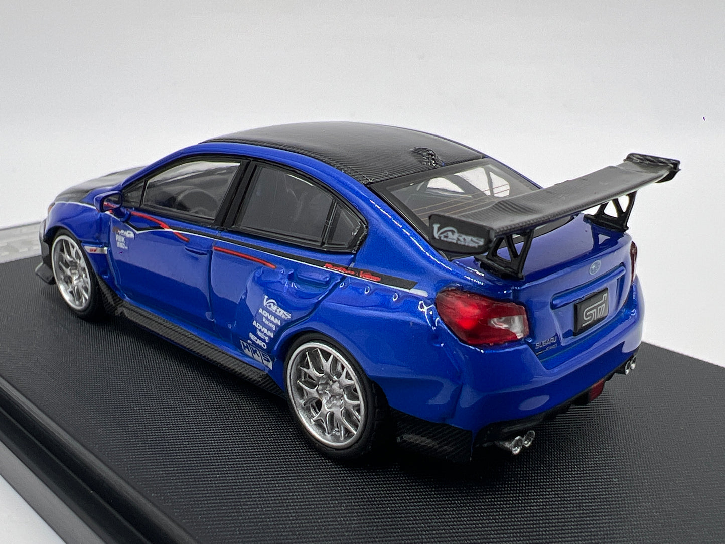 Aurora Model 1/64 #139/499 Subaru WRX STI Blue