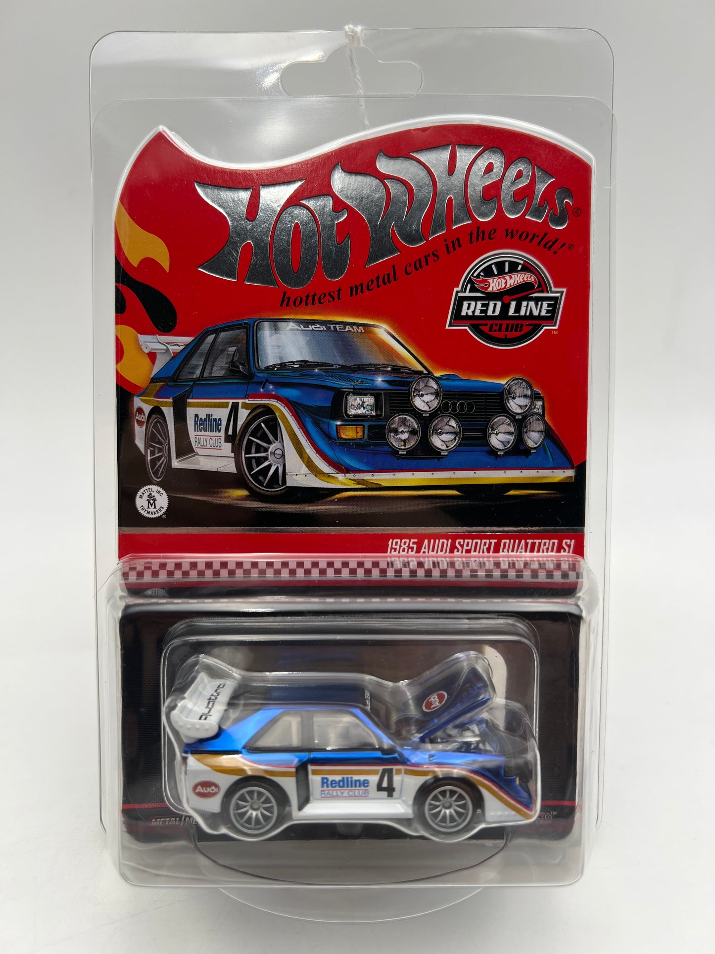 2026 Hot Wheels RLC Exclusive 1985 Audi Sport Quattro S1 Blue/White W/Protector