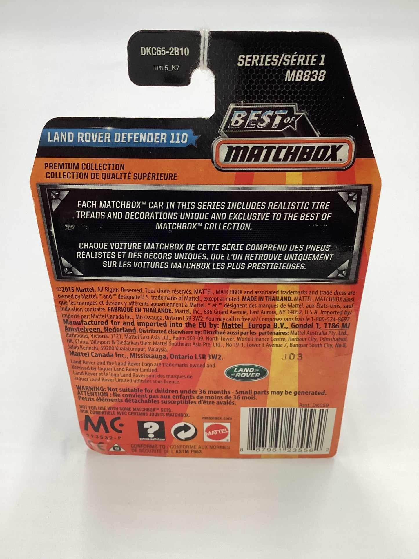 2016 Matchbox Best of Matchbox Land Rover Defender 110 Ambulance 172C