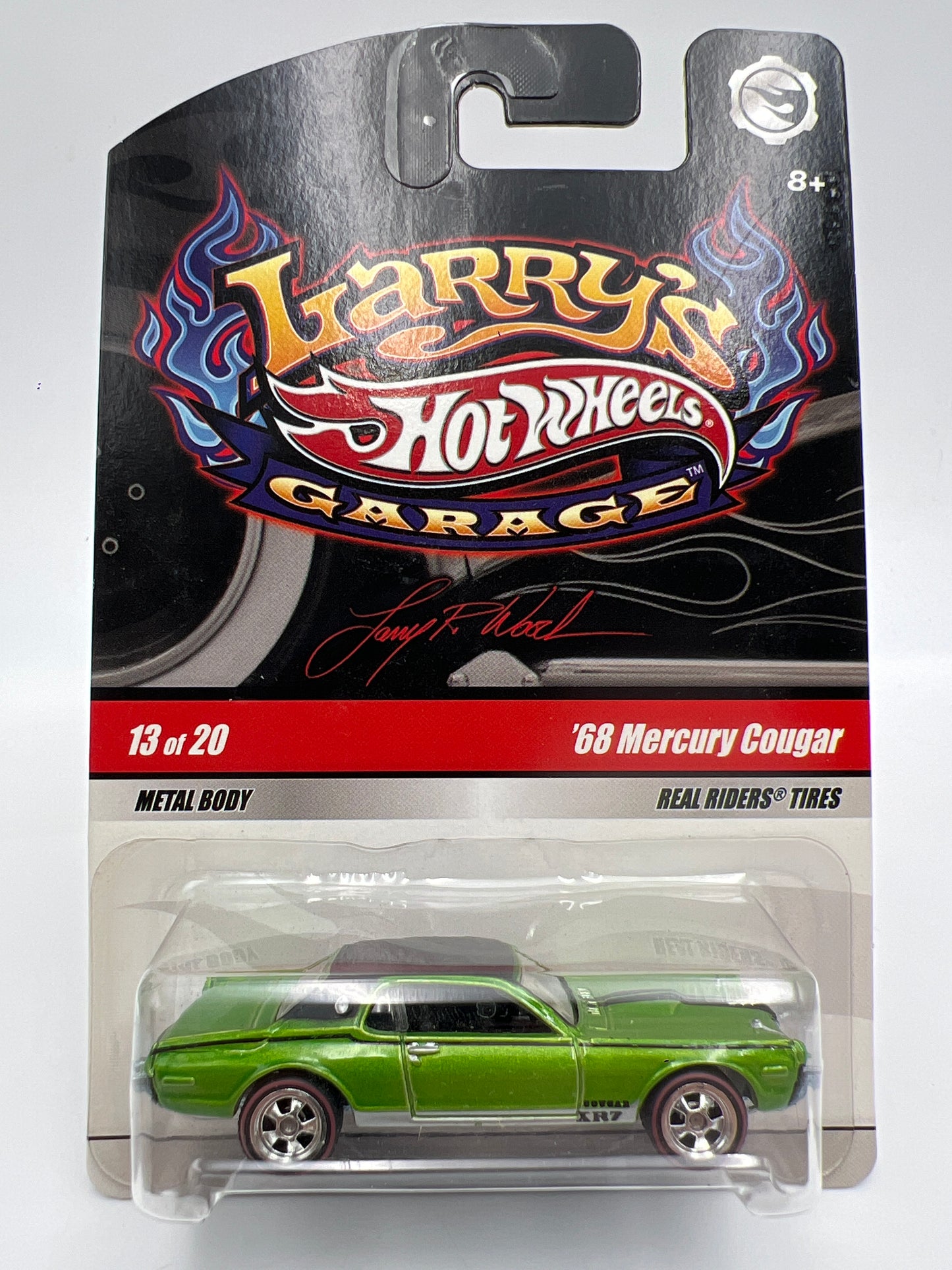 Hot Wheels Premium Larrys Garage #13 68 Mercury Cougar Green
