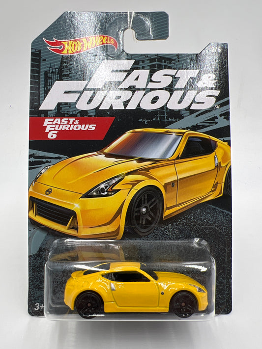 Hot Wheels Fast and Furious #2 2/5 Nissan 370Z Yellow