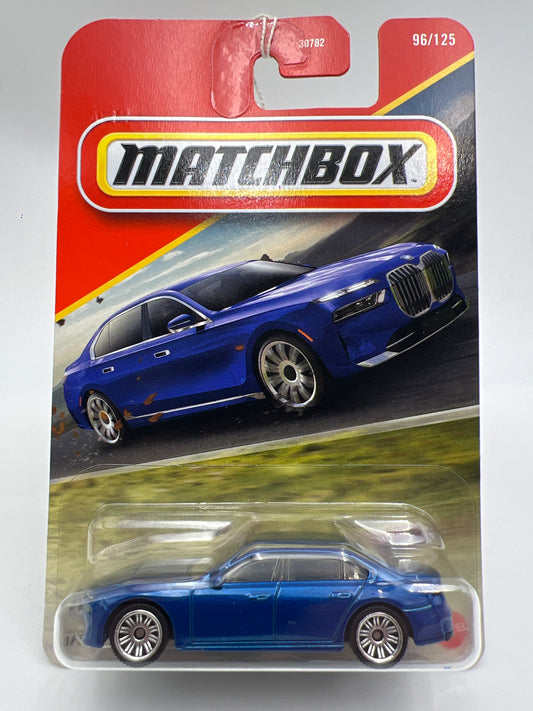 2026 Matchbox #96 2024 BMW 7-Series Blue