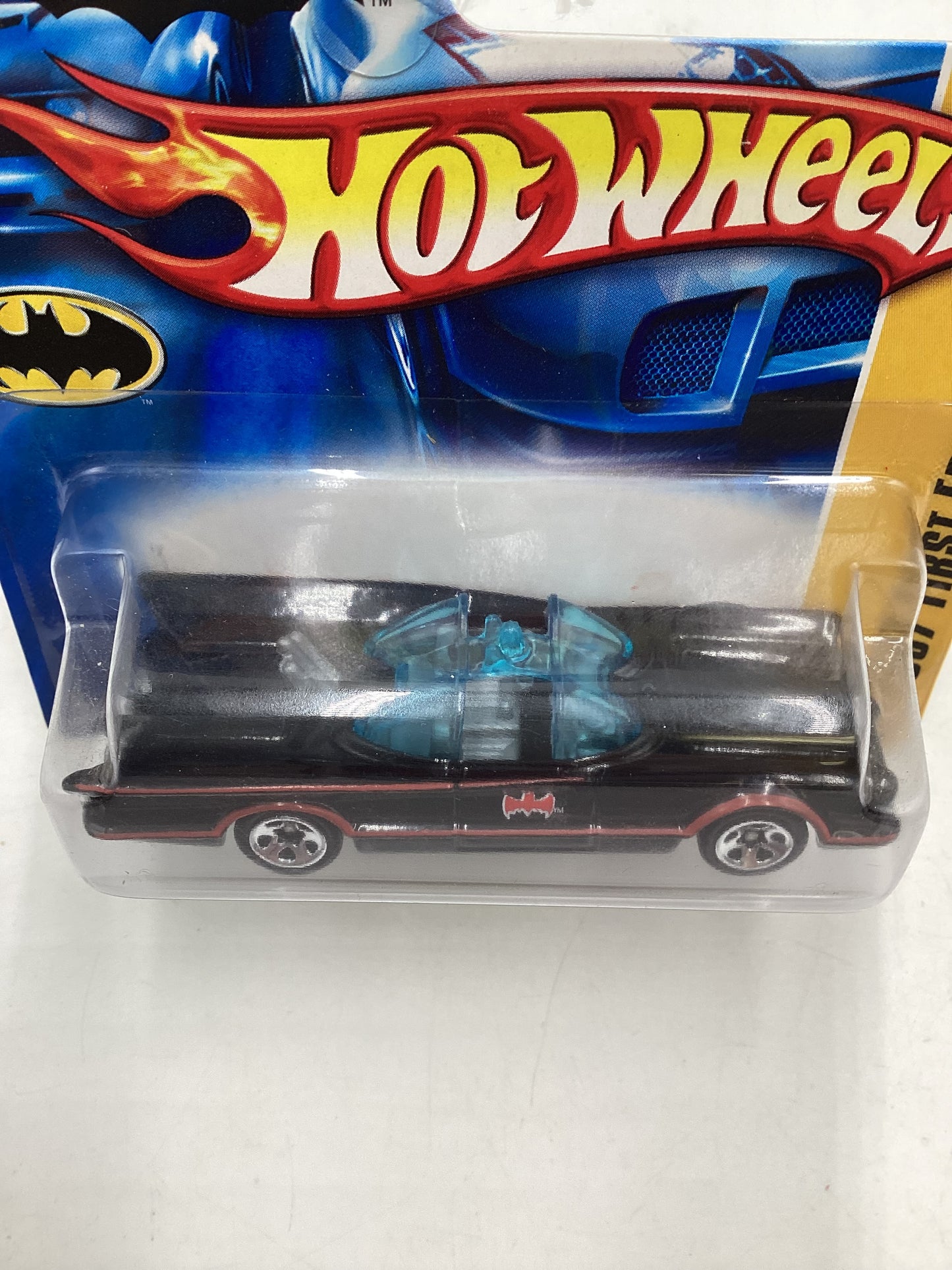 2007 Hot Wheels #015 Short Card TV Batmobile 119E