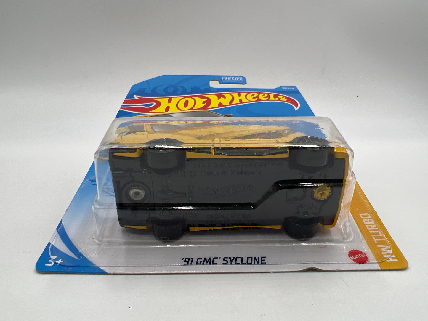 2021 Hot Wheels Kroger Exclusive #92 91 GMC Syclone Yellow W/Protector