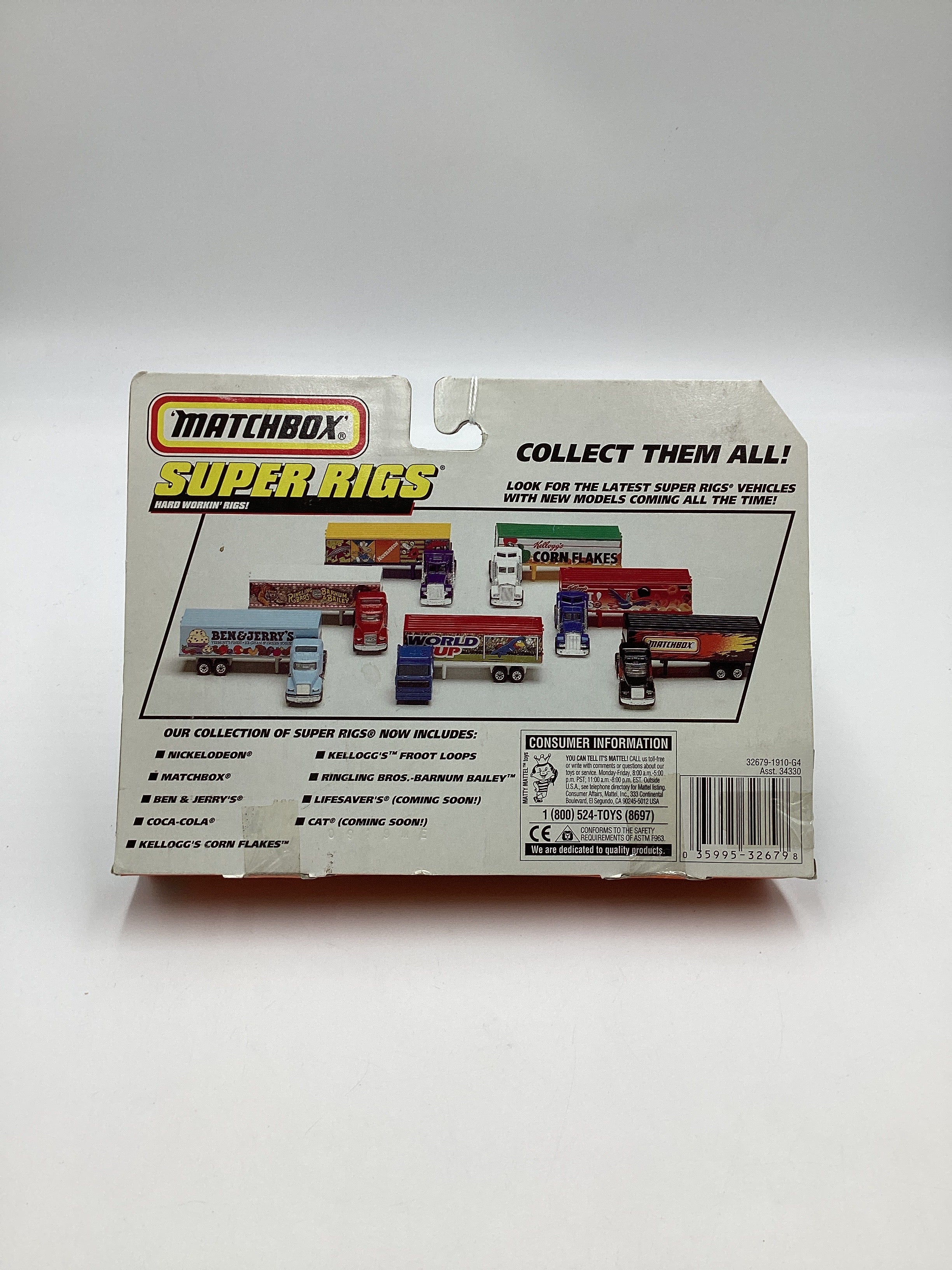 Matchbox Super Rigs Blue Mack Truck Ben & Jerry's 206C