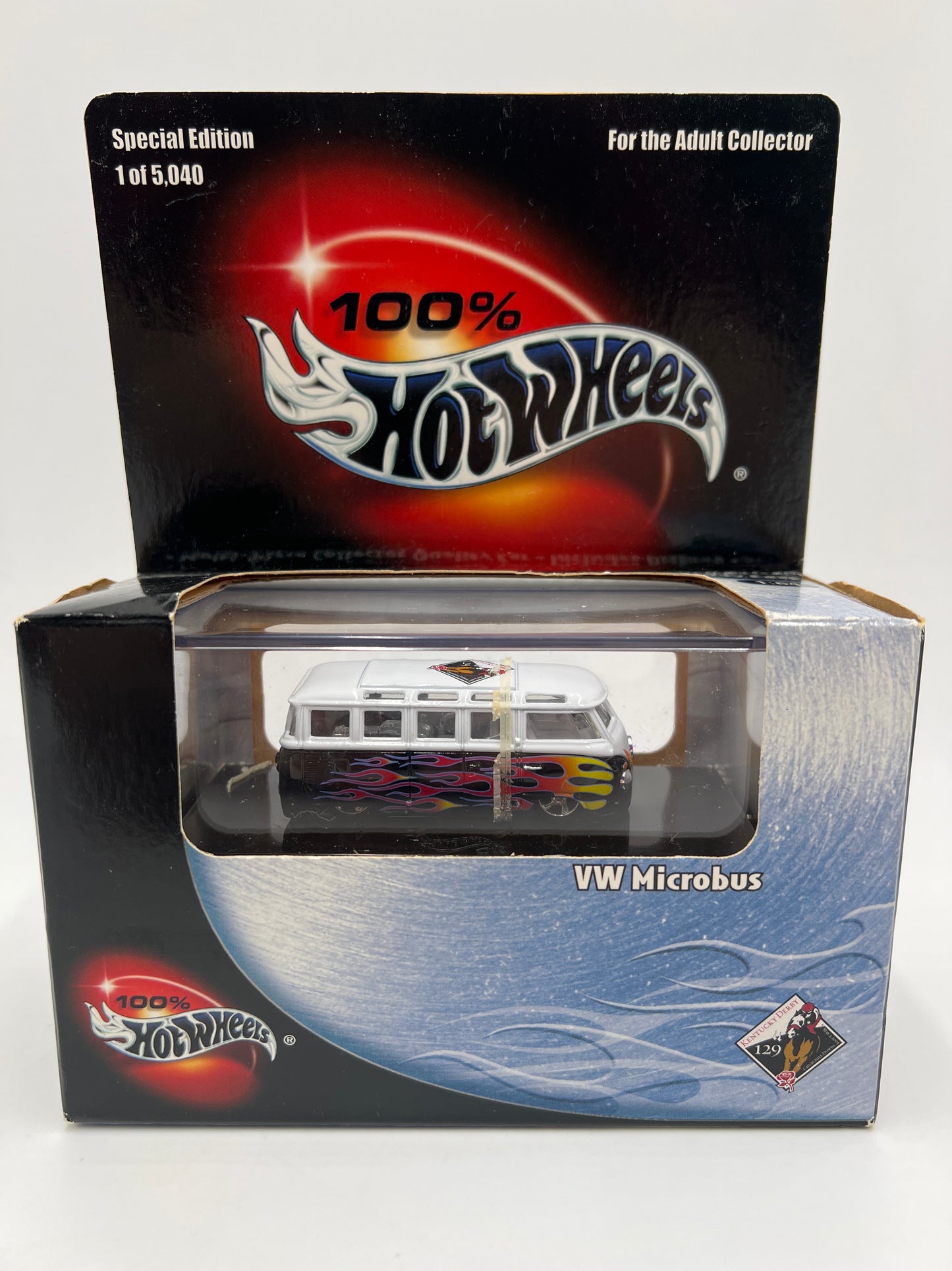 Hot Wheels 100% Black Box Kentucky Derby VW Microbus Black/White