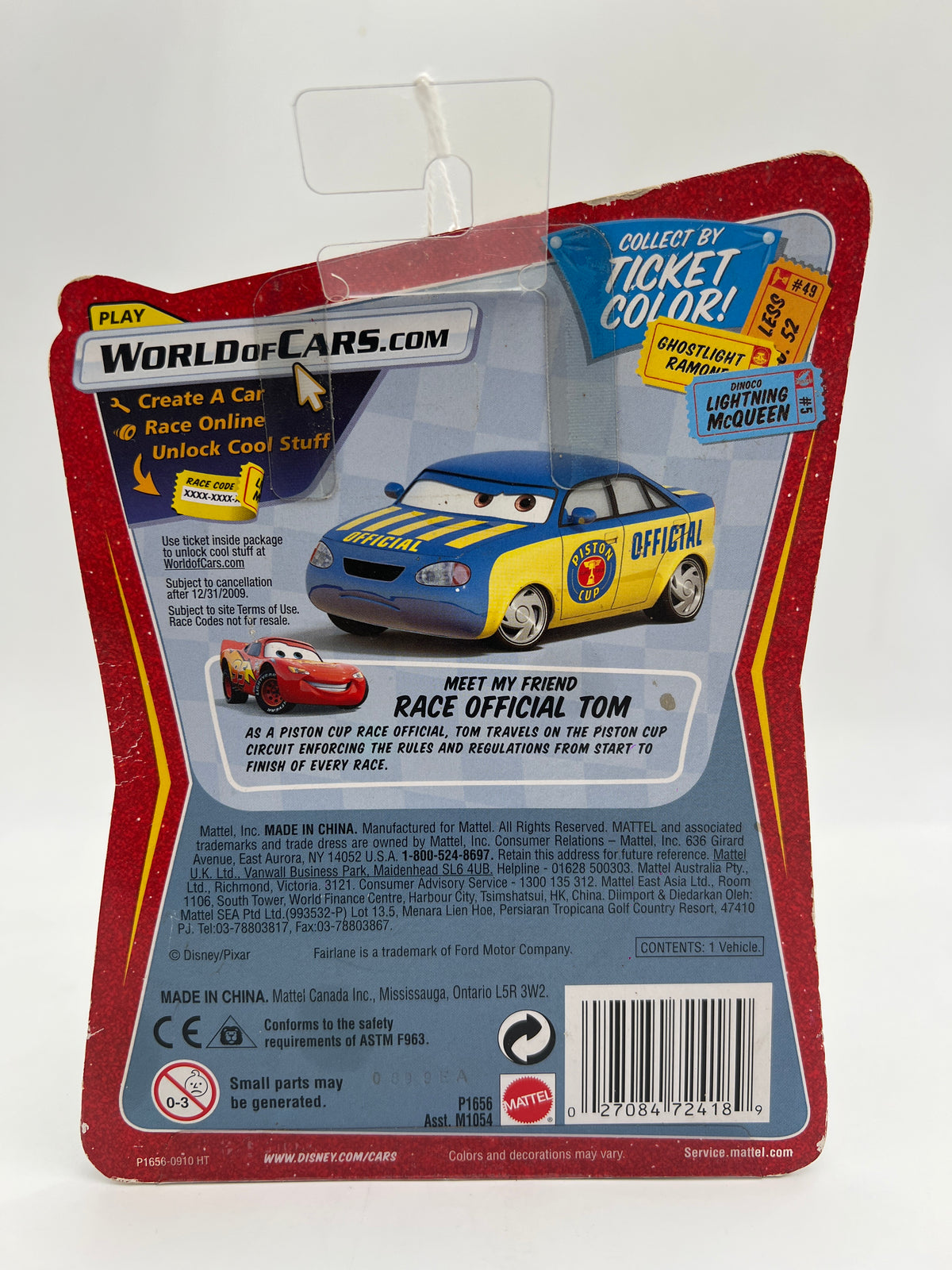 Disney Pixar The World Of Cars Race O Rama #97 CHASE Mario Andretti