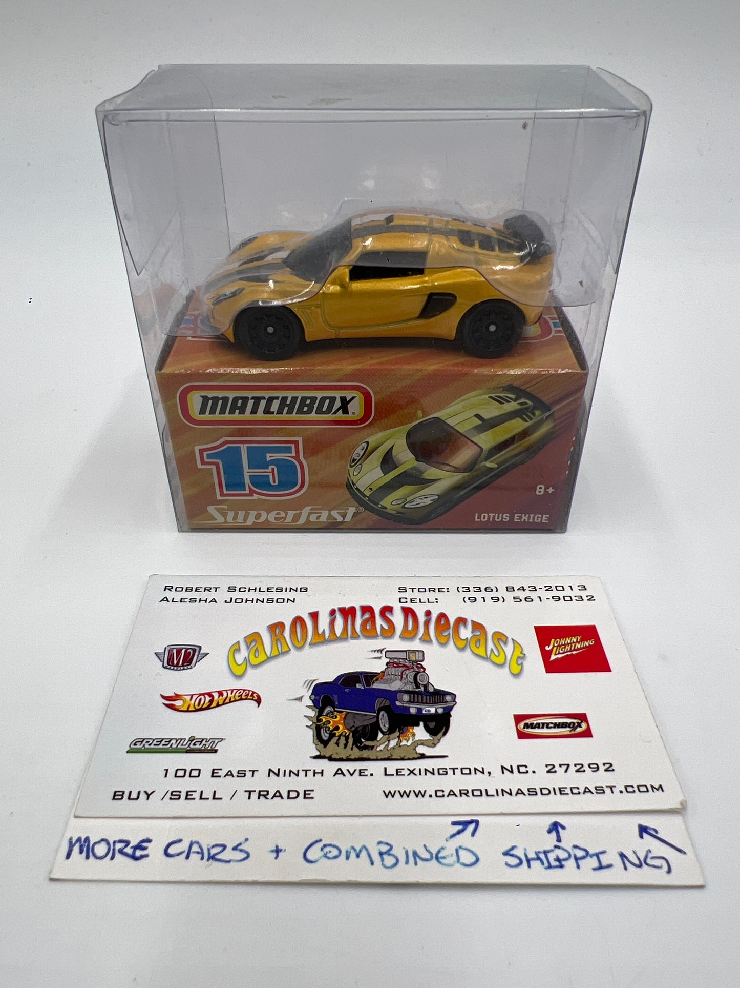 Matchbox Superfast #15 Lotus Exige Yellow