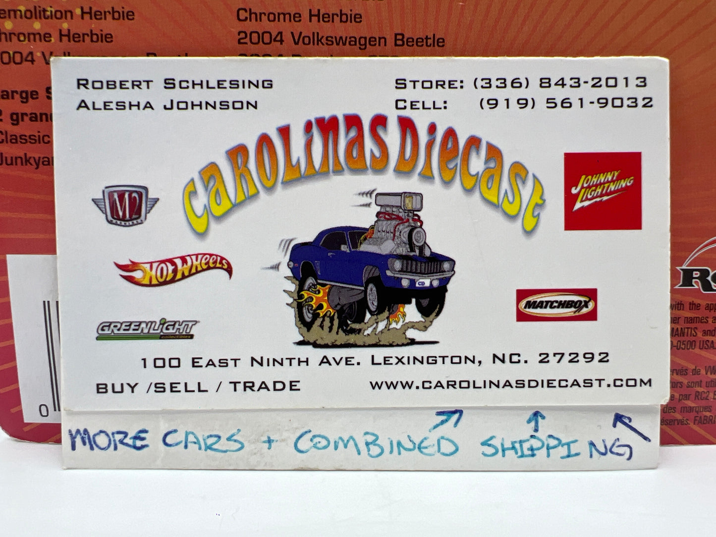 Johnny Lightning Walt Disney Herbie Fully Loaded 1976 VW Beetle Classic Herbie