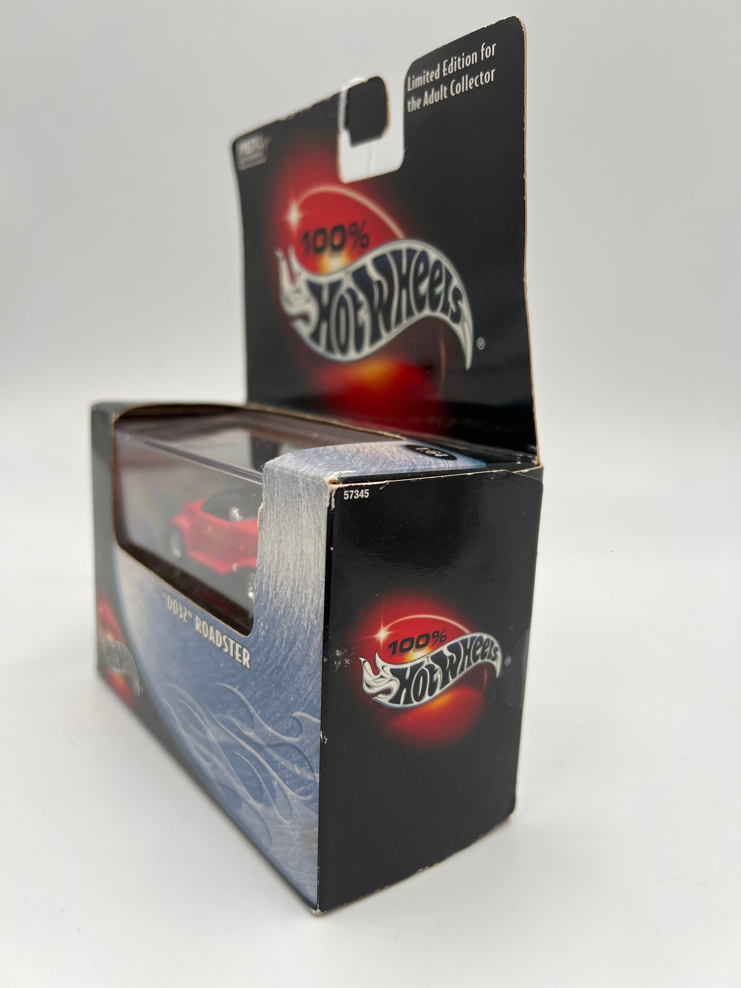 Hot Wheels Black Box 100% #25 0032 Roadster Red (Box Has Stains) SR