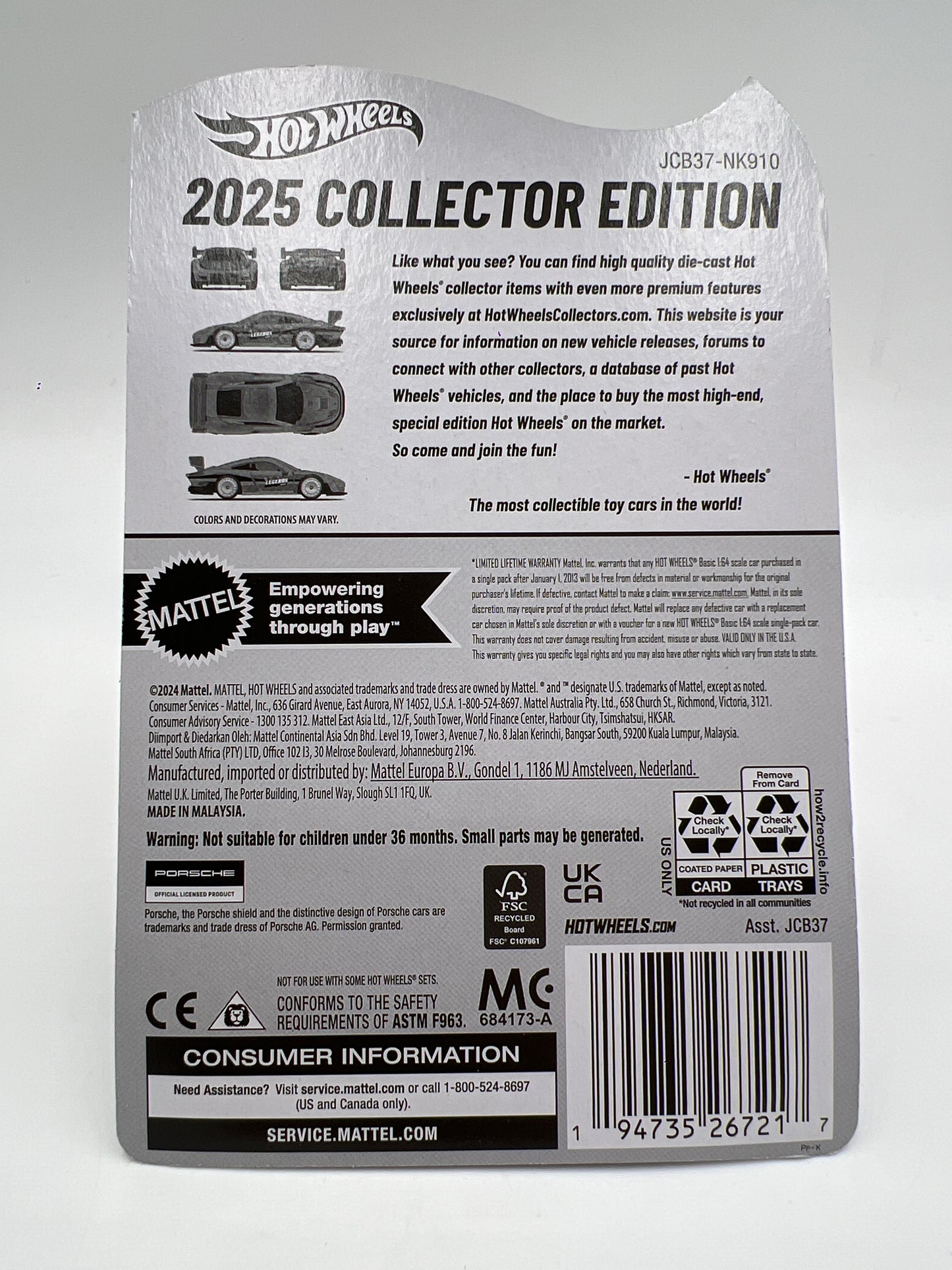 2025 Hot Wheels Legends Tour Porsche 935 Pink W/Protector