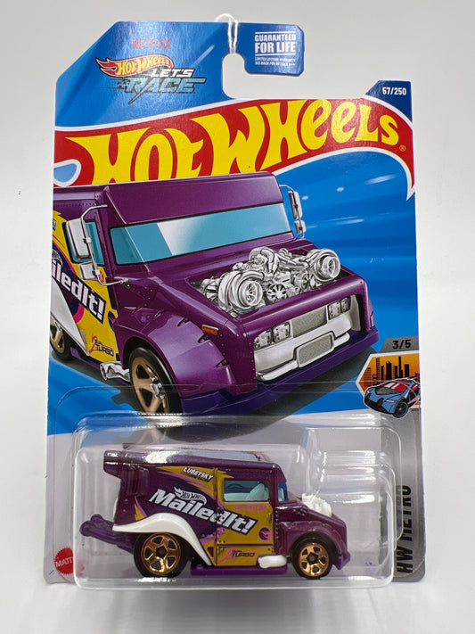2025 Hot Wheels C Case Treasure Hunt #57 Mailed It! Purple 274H