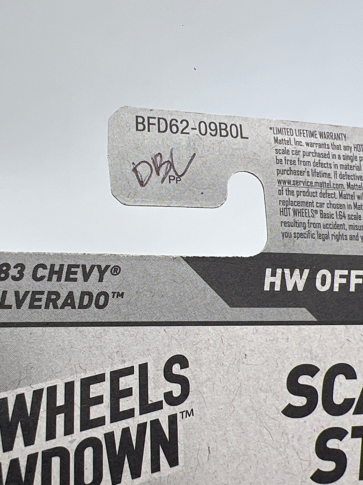 2014 Hot Wheels #136 83 Chevy Silverado Yellow W/Protector