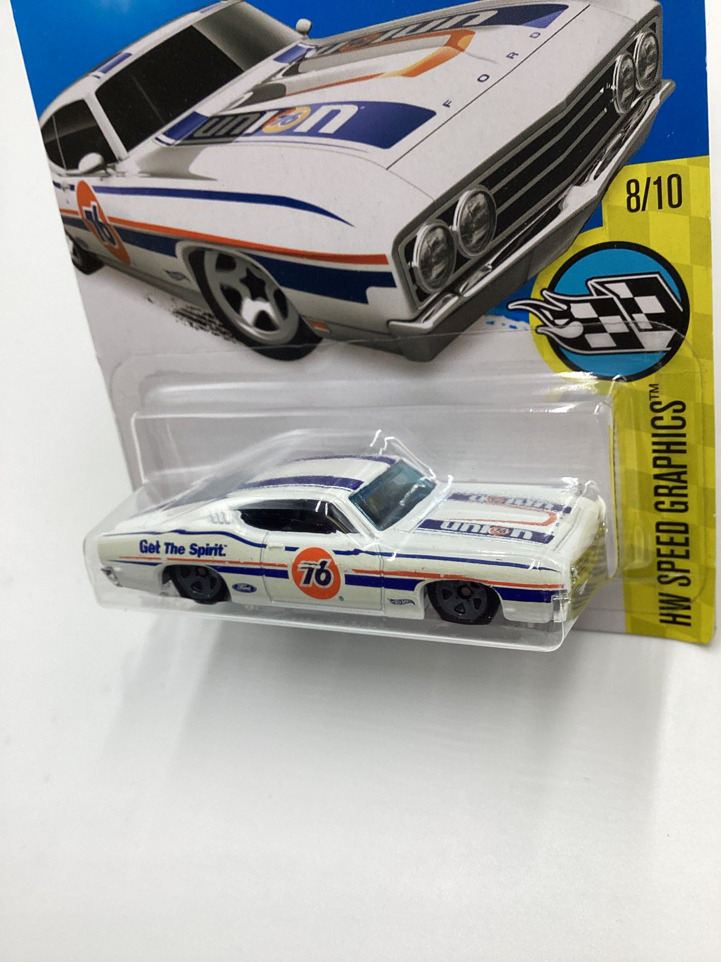 2019 Hot Wheels #183 69 Ford Torino Talladega 76 White 29E