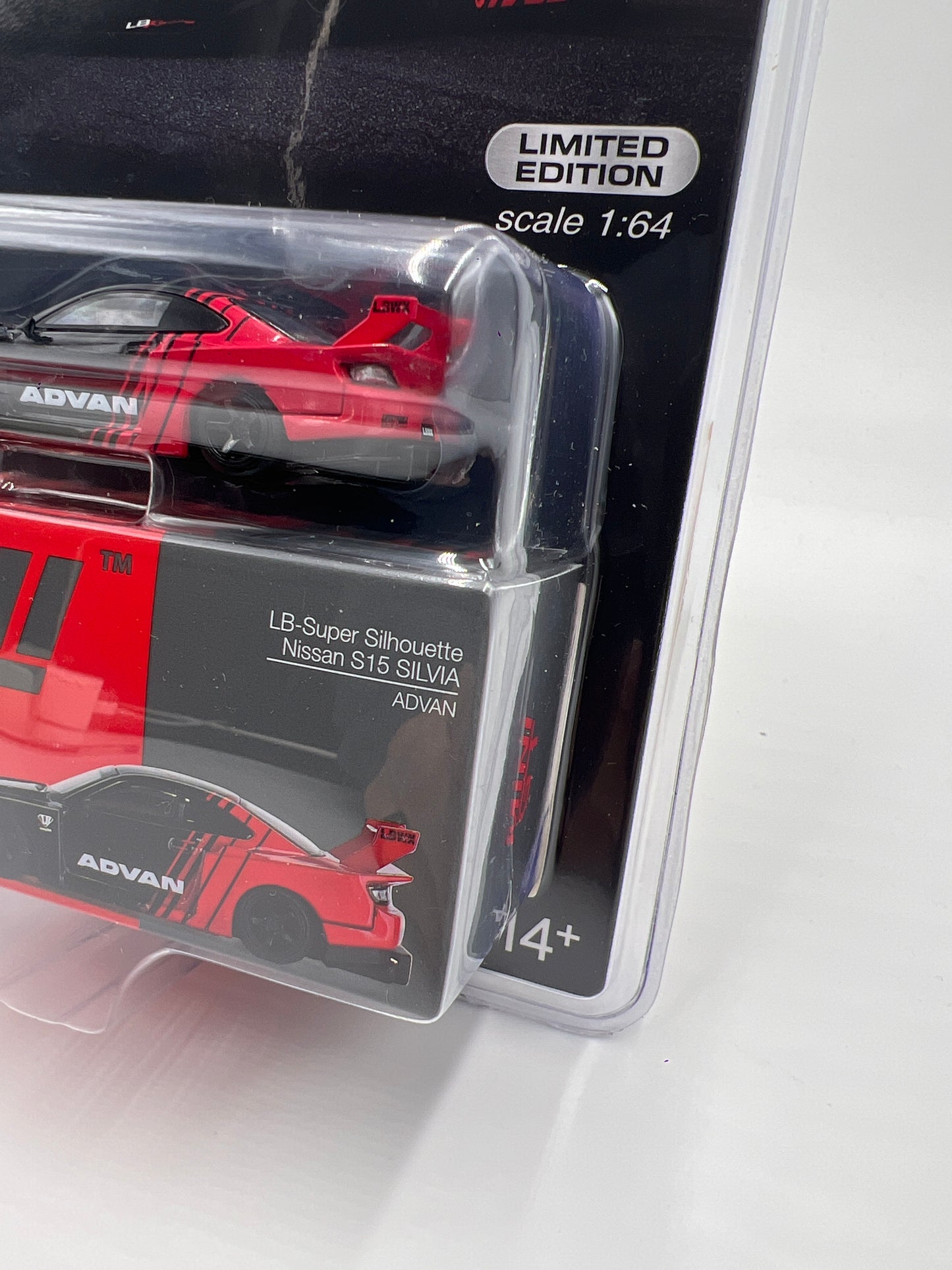 Mini GT Mijo Exclusives #649 LB-Super Silhouette Nissan S15 Silvia Advan