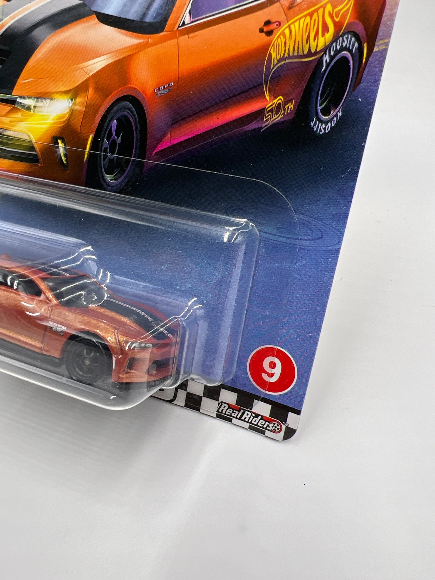 Hot Wheels Premium Boulevard #9 2018 Copo Camaro SS Orange W/Protector