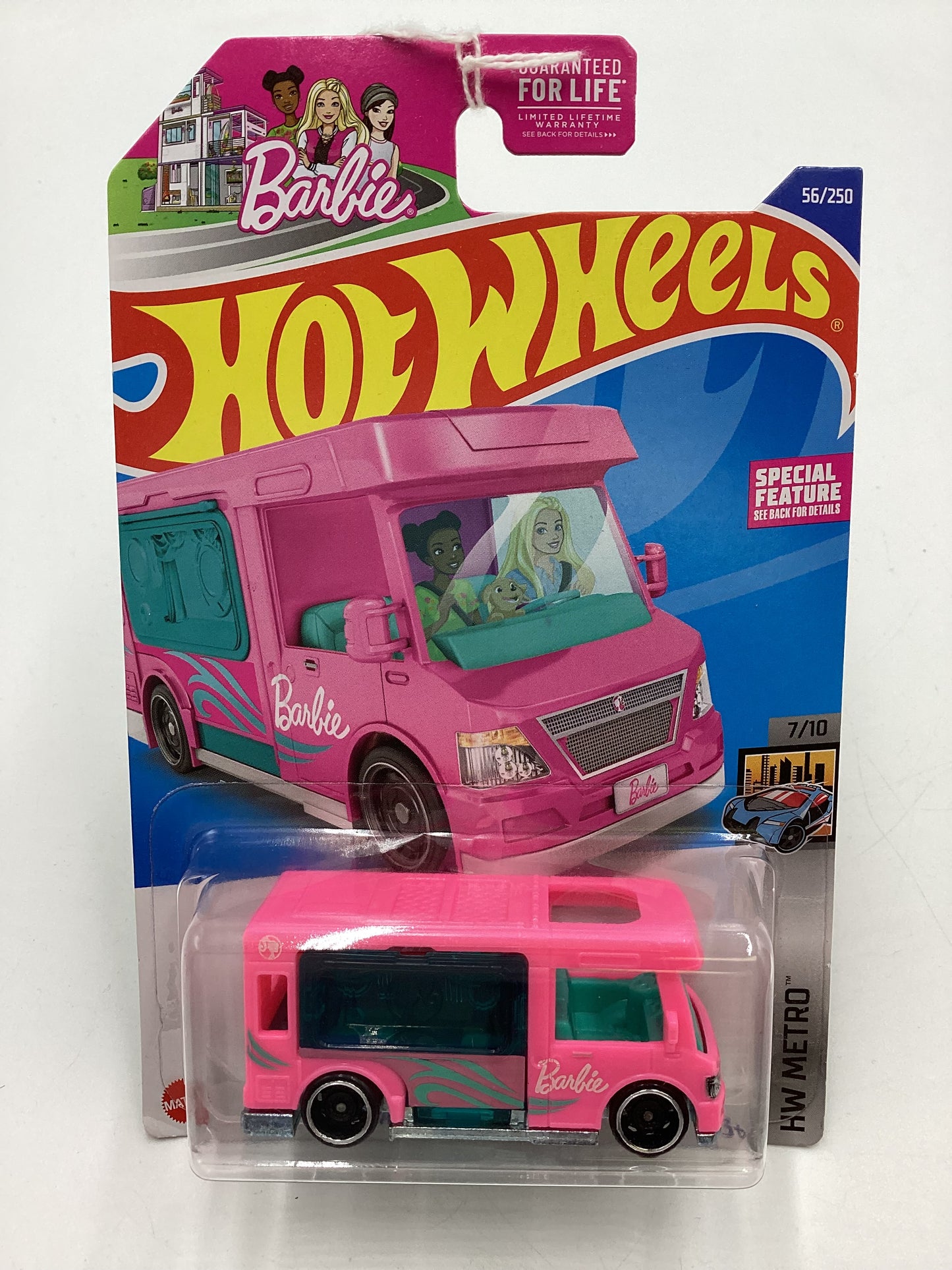 2022 Hot Wheels Metro #56 Barbie Dream Camper Pink