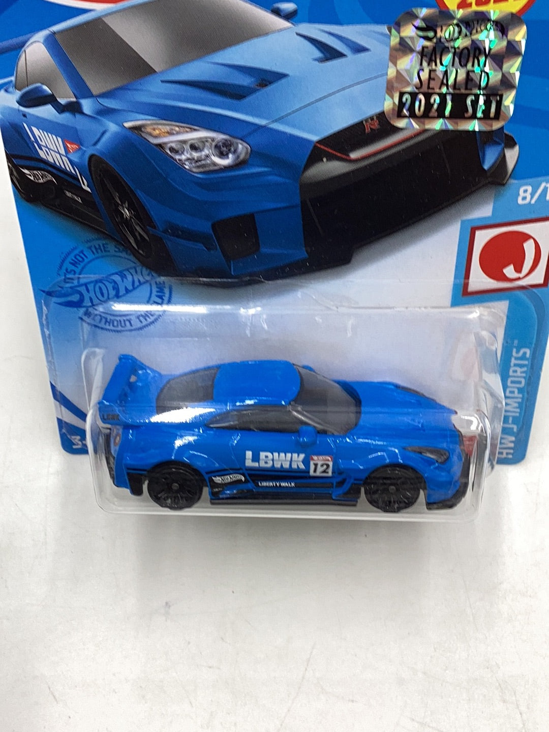 2021 hot wheels #204 LB Silhouette Works GT Nissan 35GT-RR Ver 2 factory sealed with protector