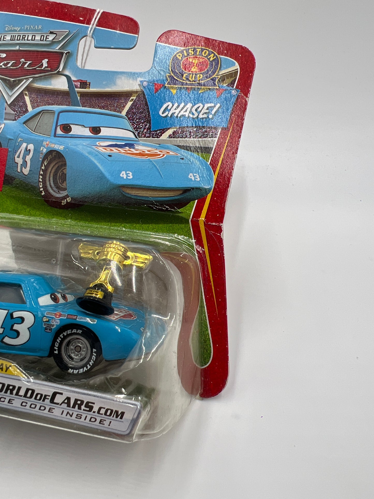 Disney Pixar The World Of Cars #101 CHASE The King With Piston Cup 140B