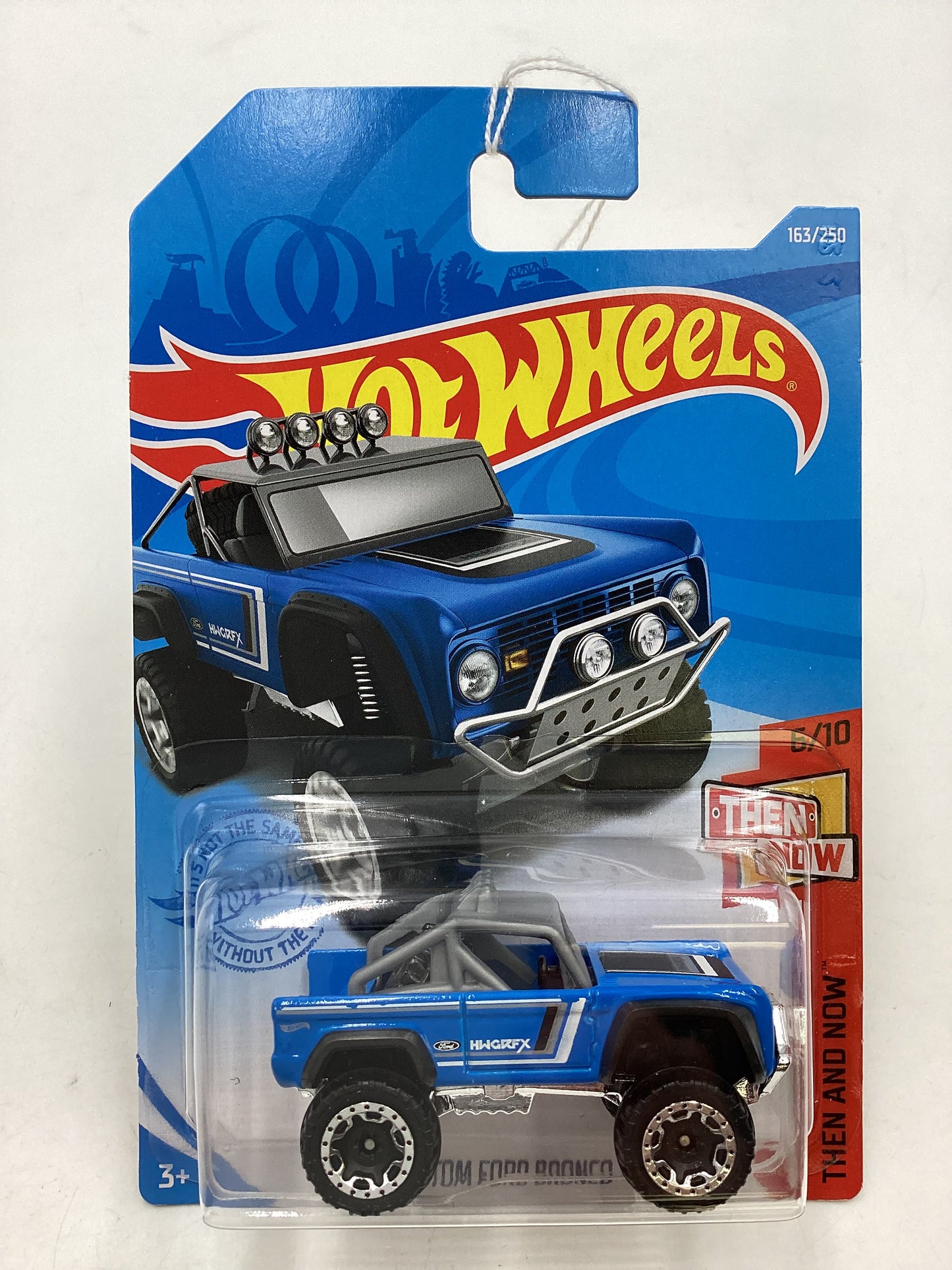 2021 Hot Wheels #163 Custom Ford Bronco Blue 35H